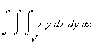 Int(Int(Int(x*y,x = V .. ``),y = `` .. ``),z = `` ....