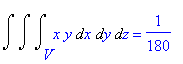 Int(Int(Int(x*y,x = V .. ``),y = `` .. ``),z = `` ....