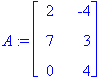 A := Matrix(%id = 2512436)