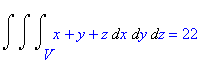 Int(Int(Int(x+y+z,x = V .. ``),y = `` .. ``),z = ``...