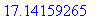 17.14159265