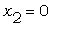 x[2] = 0