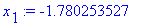 x[1] := -1.780253527
