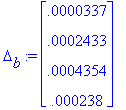 Delta[b] := matrix([[.337e-4], [.2433e-3], [.4354e-...