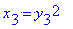 ``[3] = y[3]^2